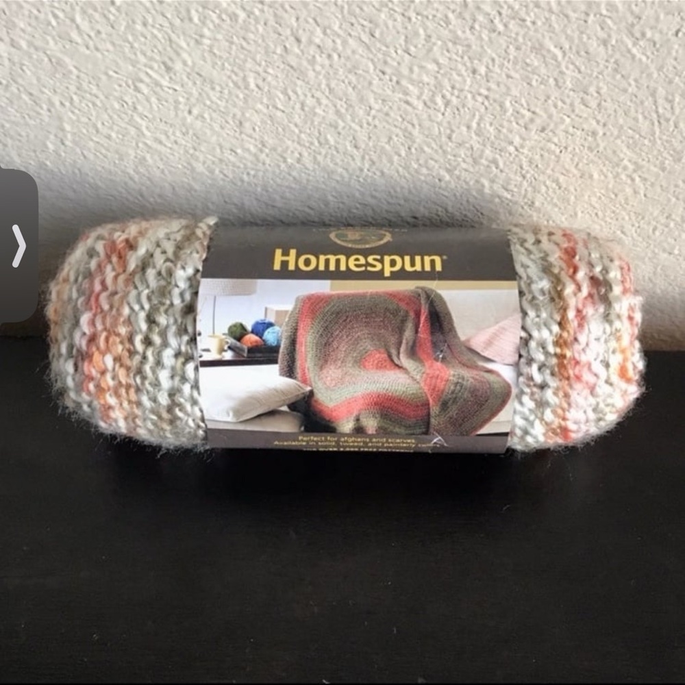 Lion Brand Homespun Stripes Yarn in Marble